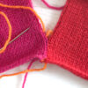 Using mattress stitch to join two pieces of stocking stitch