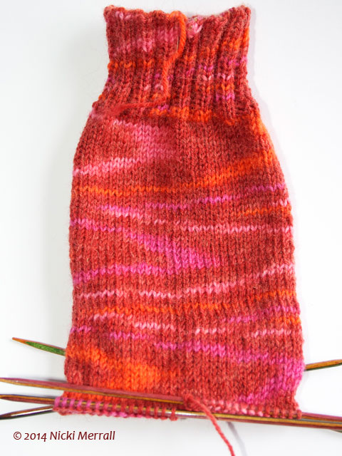 Jupiter Galaxy sock cuff and leg