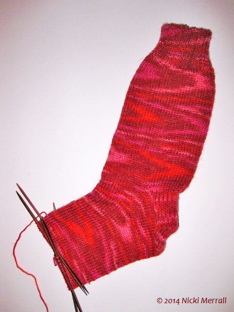 Jupiter Galaxy sock foot