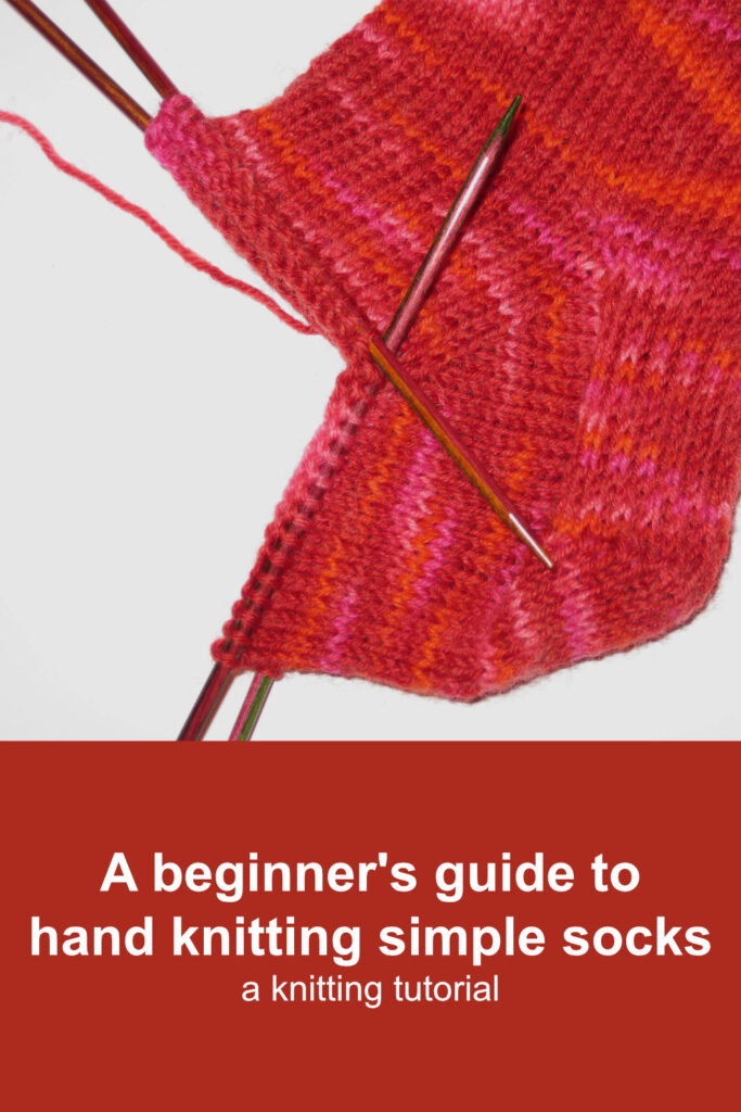 Knitting the gussets of a top-down sock