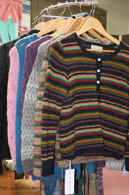 Hand knit garments