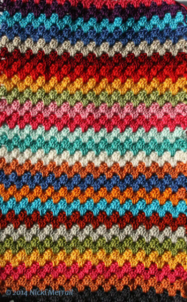 Read more about the article Having fun with colour when crocheting granny stripes
