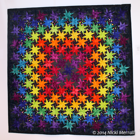 Fireword quilt by Rita Bos van Keulen
