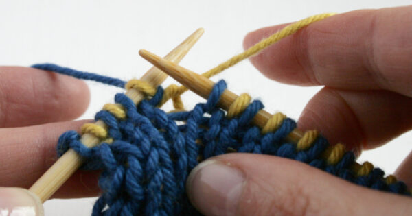 Read more about the article Double-knitting stocking stitch – a left-handed knitting tutorial