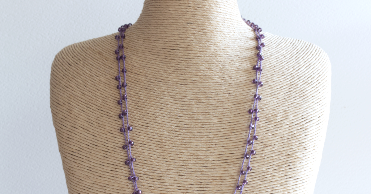 Read more about the article Sparkly Crochet Necklace kits