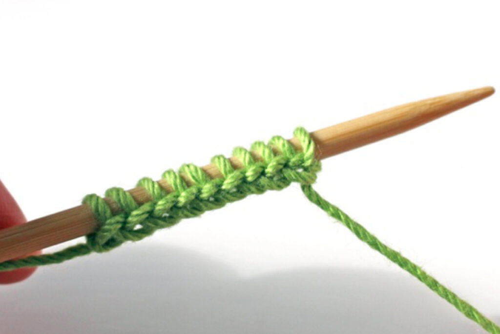 You now have correct number of stitches on knitting needle