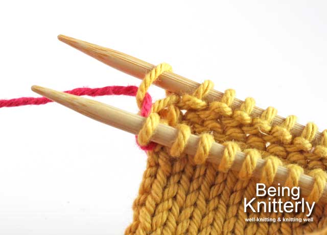 Step 5: Leave stitch on needle.