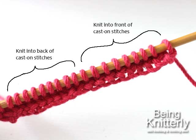 Step 11: How to tighten up a loose cast-on edge