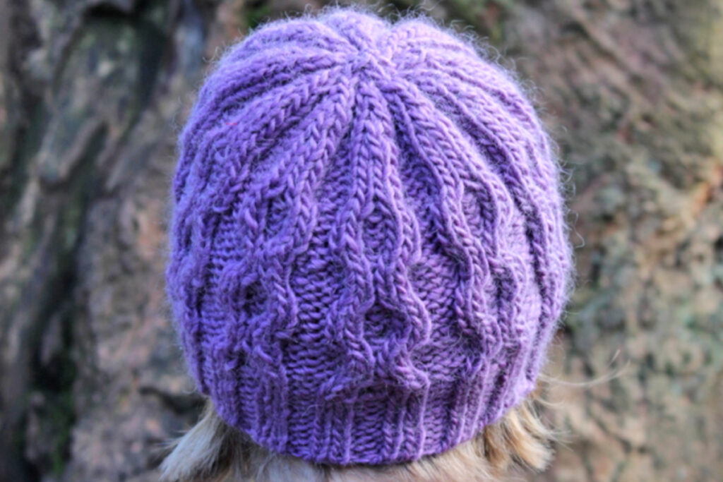 Bubbles beanie hat: new hand knit pattern by Nicki Merrall
