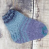 Make a small-sized sock with heel flap and flat toe at Nicki's Sock Knitting workshop for beginners